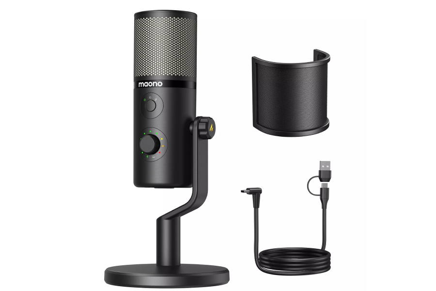 Professional USB Microphone for Streaming