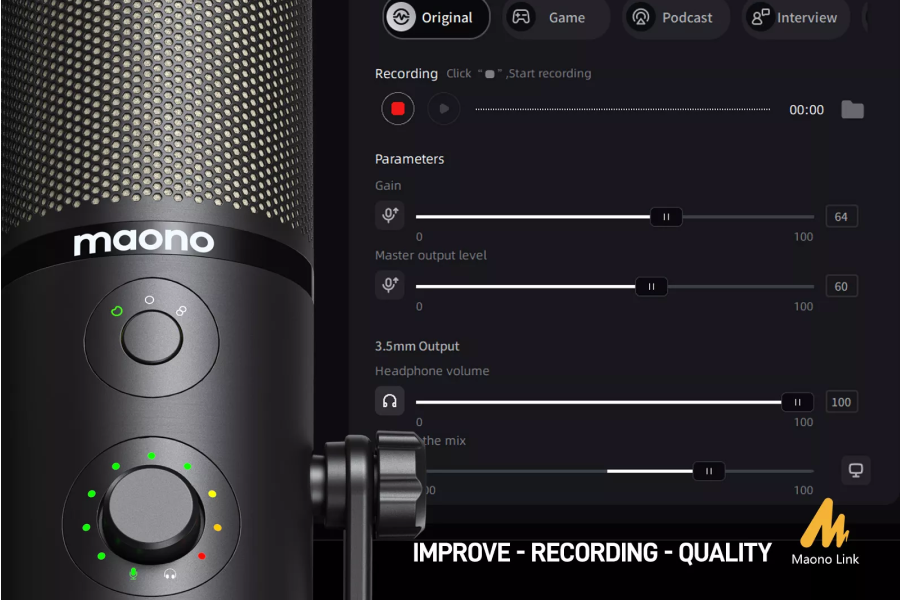 Professional USB Microphone for Streaming
